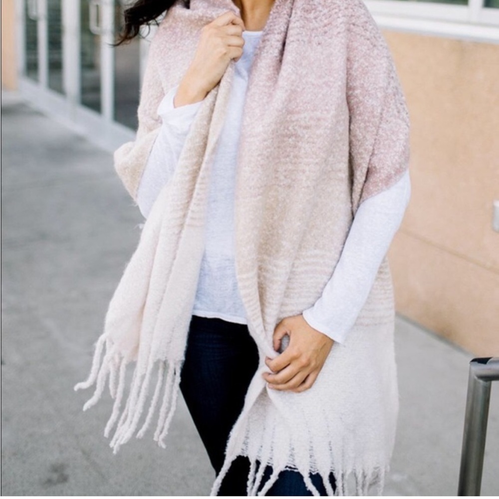 Pink Ombre Scarf